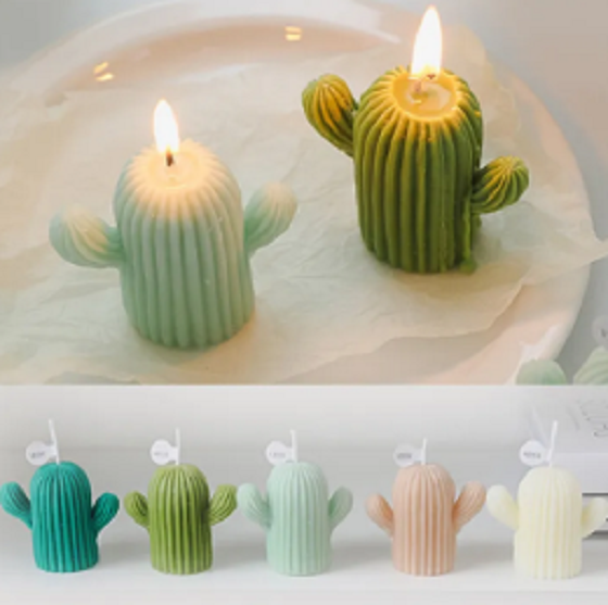 3D Realistic Cactus Candle for home decor - DIY Crafts - Perfect for Home Decor, Holiday & Birthday Decorations, Cactus Decor