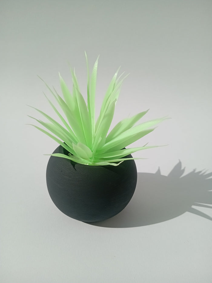 Artificial Succulent Plants in Round Ceramic Pot – Artificial Plant Decoration for Home, Office, Desk, Living Room Decor & Gifts Pots For Decoration