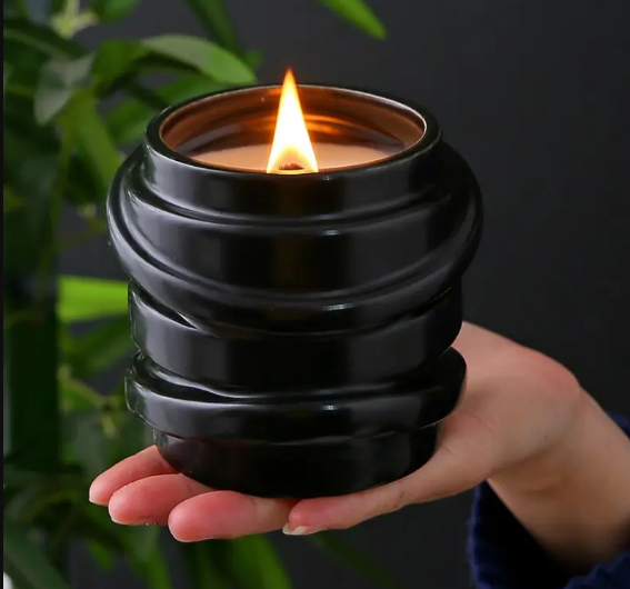 Stylish Scented Candle Jar Perfect for Relaxation & Decor Pot Candle Romantic Floating Light Sweet Wax Candles