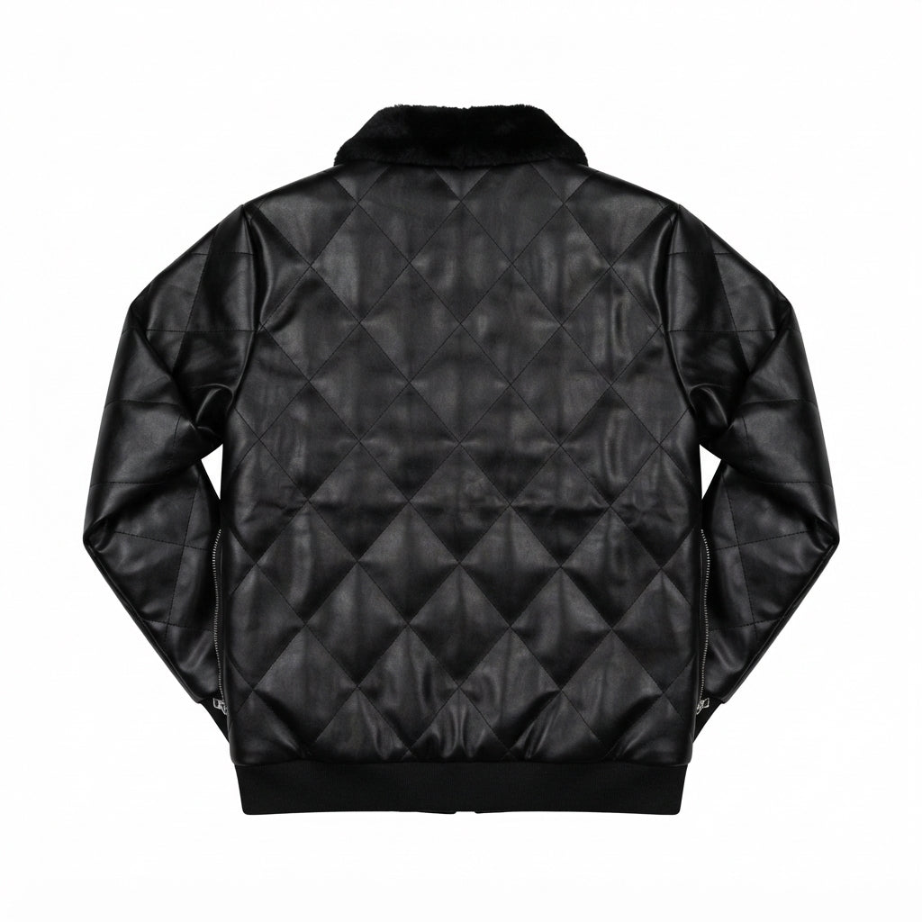 Noir Luxe Bomber