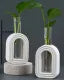 Elegant Modern Arch Vase with Artificial Plant – Minimalist Flower Vase for Home & Office Decoration With Flowers