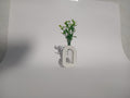 Elegant Modern Arch Vase with Artificial Plant – Minimalist Flower Vase for Home & Office Decoration With Flowers